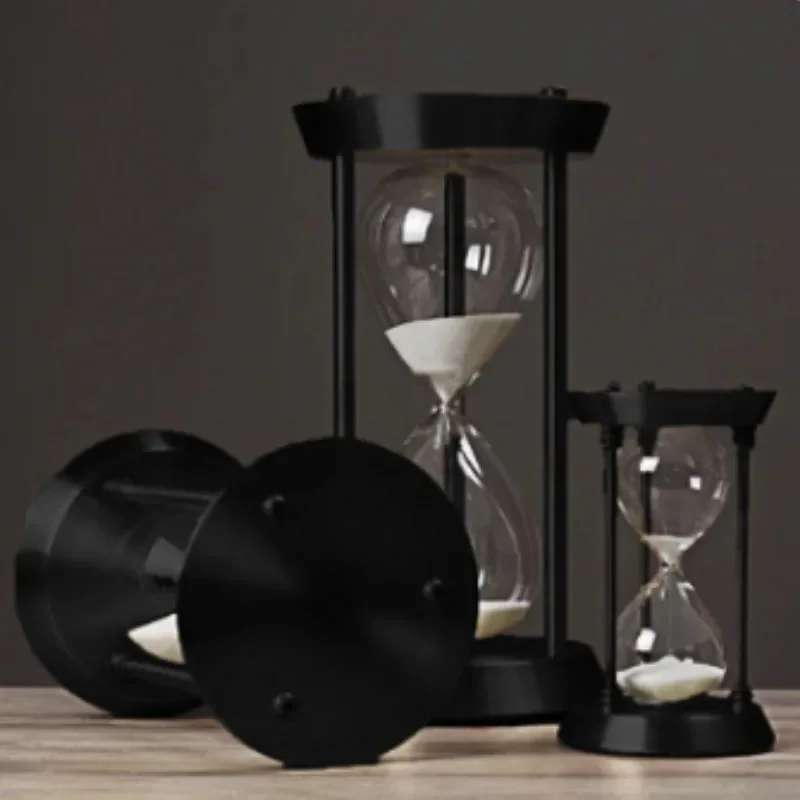 1/3/5/10/15 Minutes European Retro Handmade Glass Hourglass Metal Classical Timer Creative Sand Clock Desktop Decoration Gift