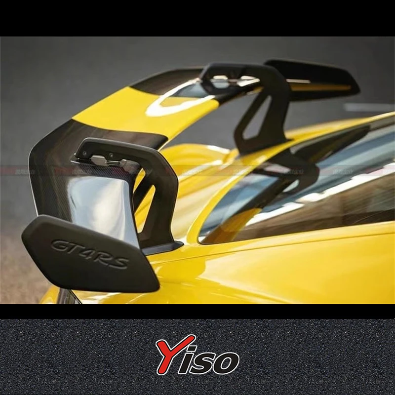 Suitable for 718 Cayman Boxster Modified encirclement small enveloped Aerodynamic kit GT4 RS dry carbon fibre WING spoiler