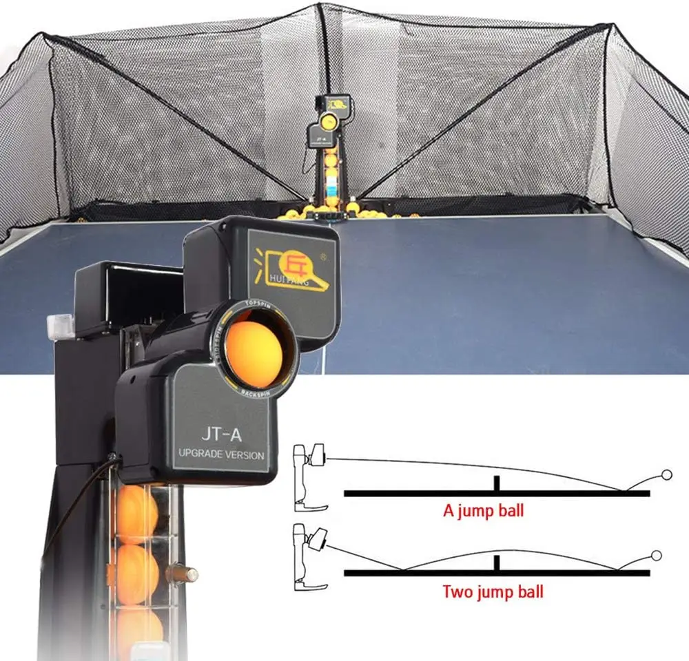 ZXMOTO Tafeltennisrobot Automatische pingpongrobotmachine voor training Tafeltennisrobot Upgrade pingpong