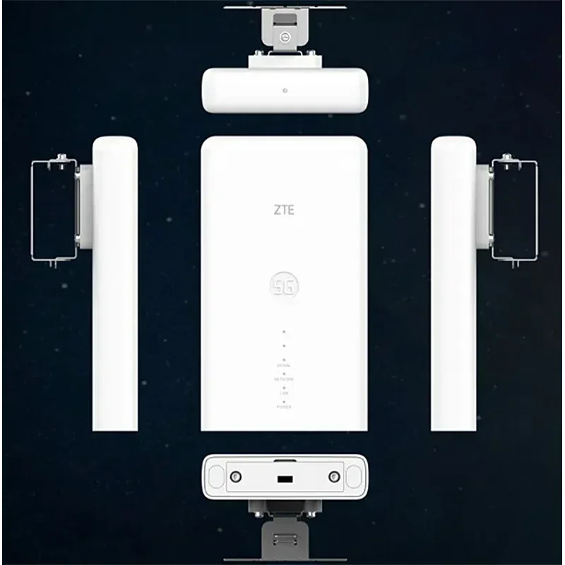 ZTE MC7010 Router nirkabel, kartu jaringan nirkabel Wifi portabel seluler, kartu mobil ZTE 5G luar ruangan CPE baru 5G/4G CPE