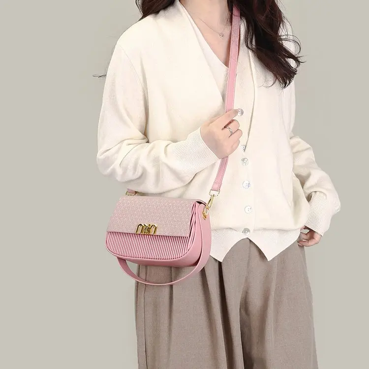 

Классическая текстурированная минималистичная сумка для подгузников для женщин, уникальная винтажная сумка через плечо, роскошная дизайнерская кожаная модная сумка-тоут