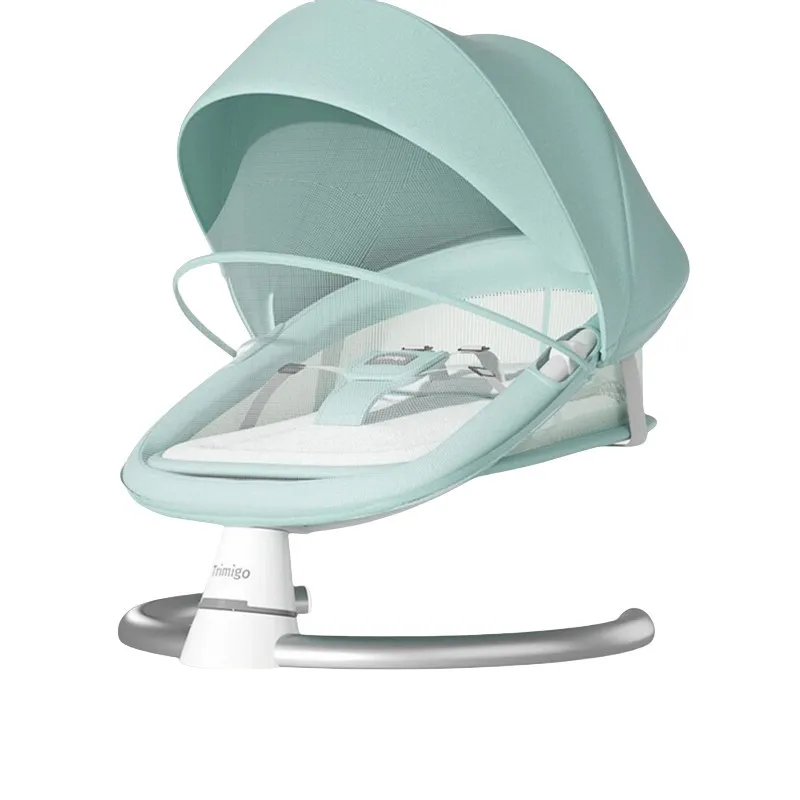 Newborn Electric Rocking Chair for Baby Cradle Electric Crib Auto Swing Rocking Chair Bed Infant Musical Sleeping Basket