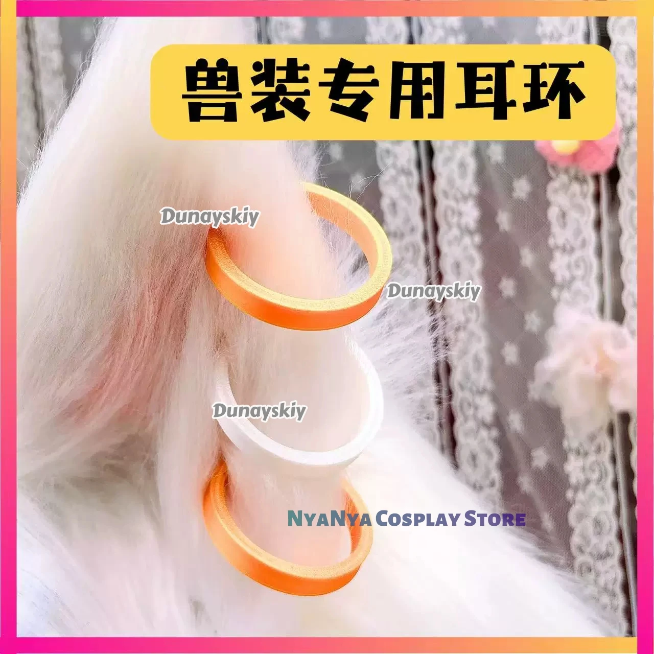 3D Printing Earrings - 3D Printed Fursuit Earrings Clip-On Two-Tone