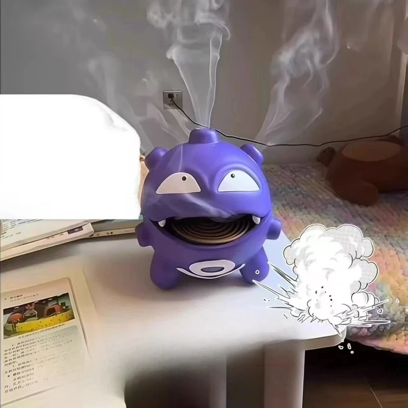 2026 NEW Creative Mosquito Coil Tray Box Cartoon Anime Figurine Desktop Ornament with Mosquito Coil HolderCreative Small Orname