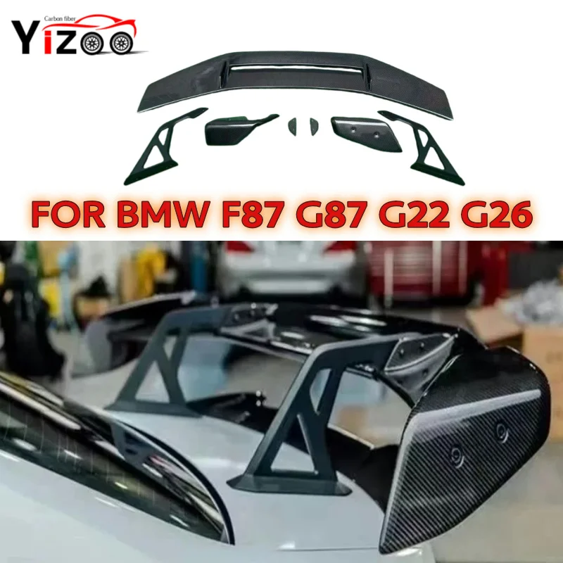 

Carbon Fiber Rear Trunk Lid Lip Splitter For BMW 3 series F30 F35 G20 M3 G80 F80 Spoiler Boot Tail Wing Body Kit