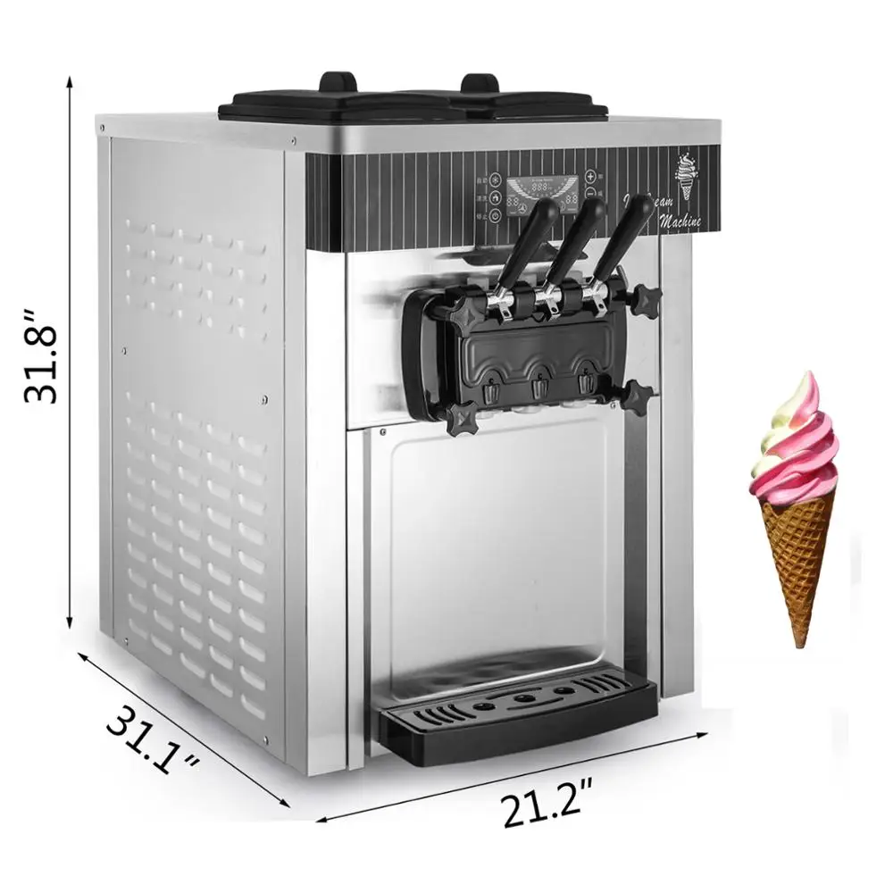 Hot New stainless Steel design Chinese soft serve ice cream machine for sale