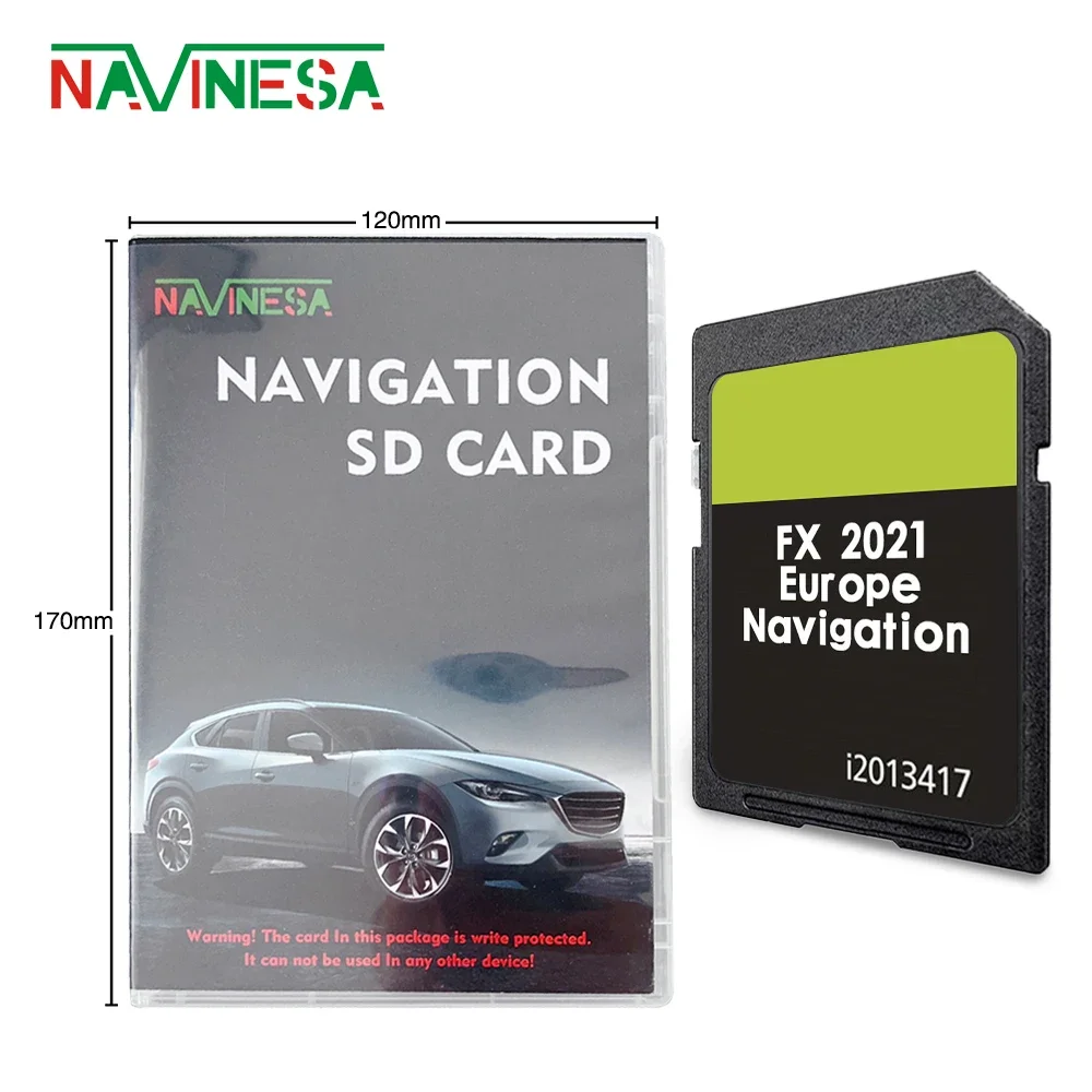 

SD Europe Navigation FX 2021 for Ford Focus 2007 2008 2009 2010 2011 Car Map Naving Card