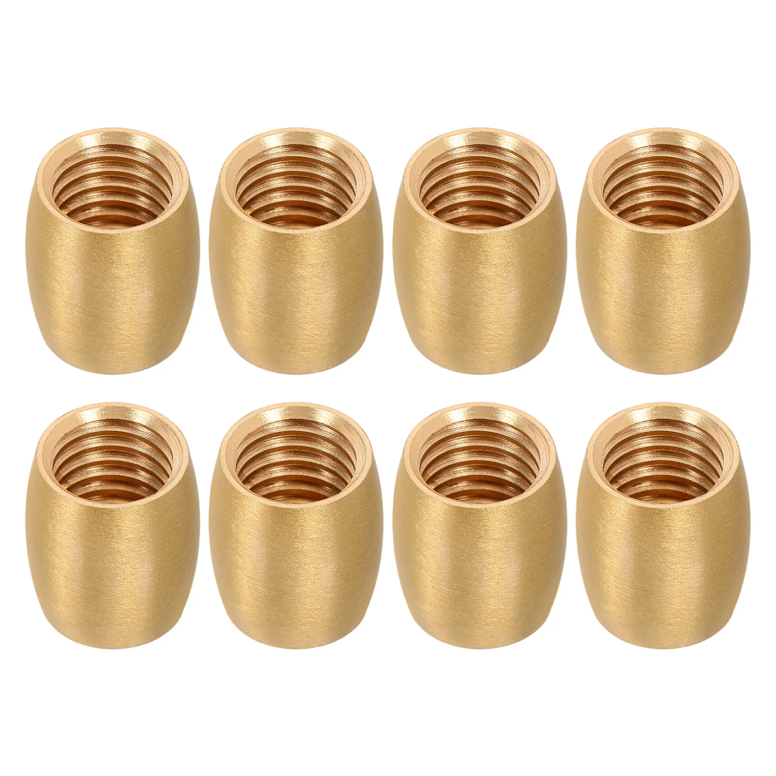 8Pcs Brass Table Feet Decorative Furniture Legs Cone Shape Jewelry Box Feet Tray Riser Metal Base Foot Pads Protective