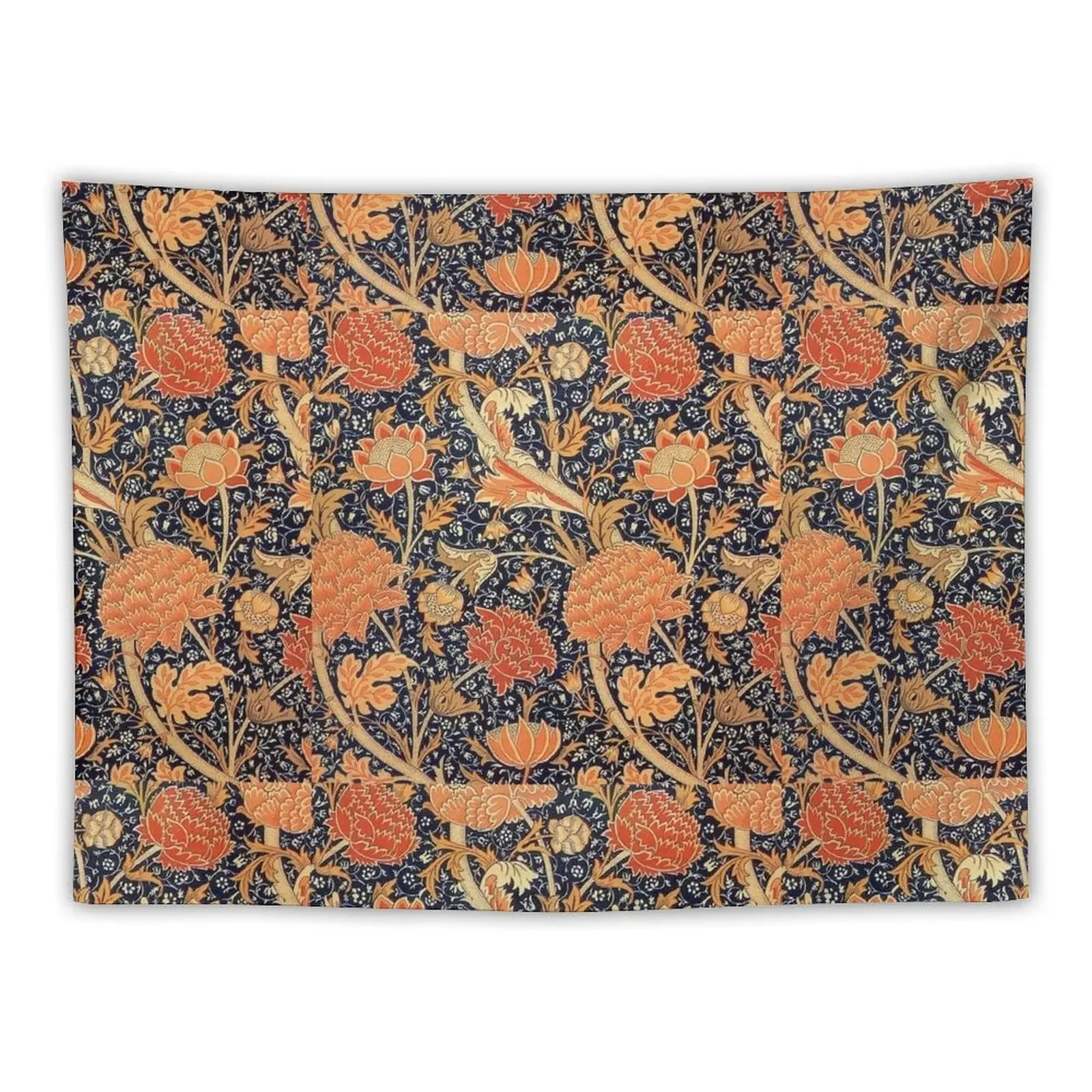 

William Morris Cray Blue and Orange Tapestry Things To Decorate The Room Home Decorations Bedroom Deco Tapestry