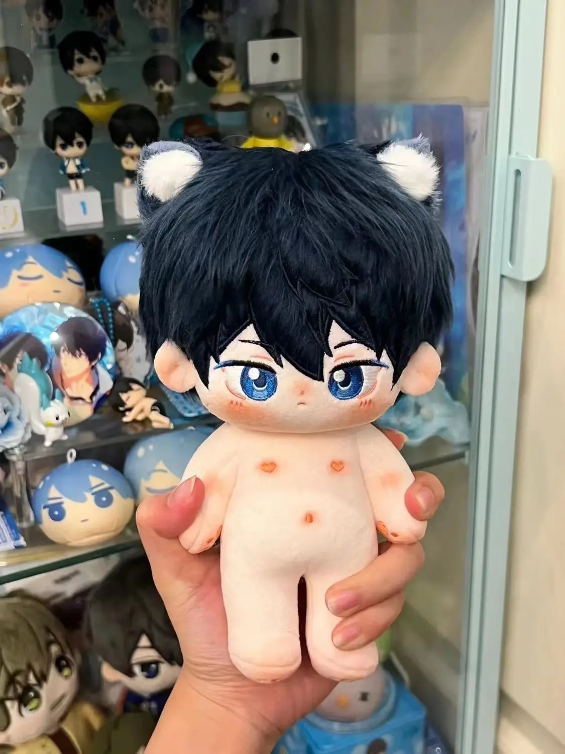 Grátis! Nanase haruka tachibana makoto 20cm bonecas de algodão bonito meninos vestir-se fantoche anime coleção figura brinquedos para crianças adulto