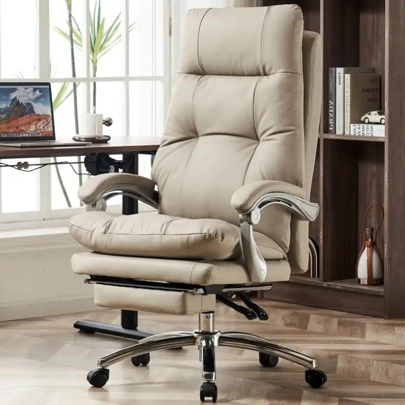

Comfy Support Office Chair Armrest Headrest Luxury Rolling Recliner Gaming Chairs Relaxing Designer Silla Comoda Home Furniture