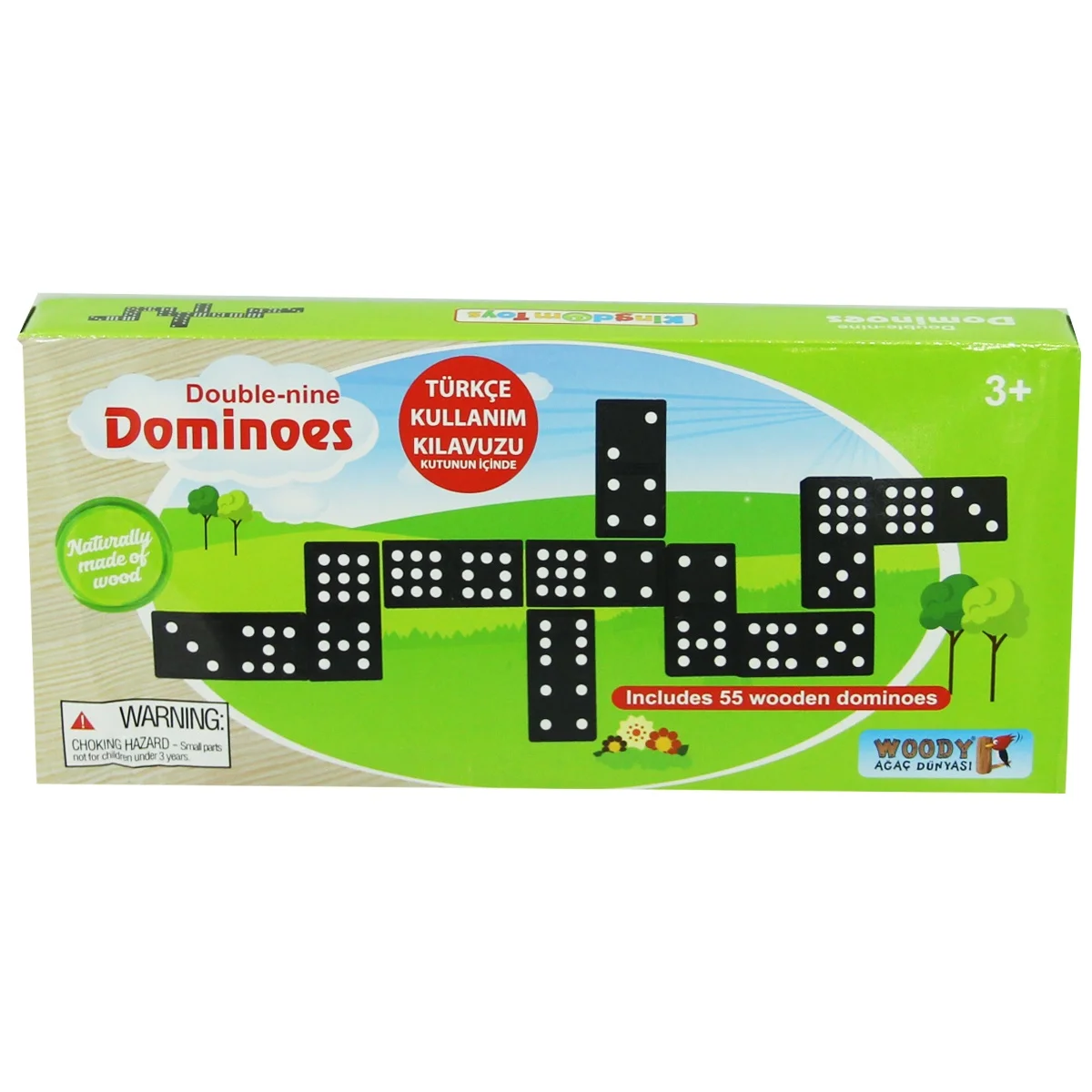 Sunman wood black Domino