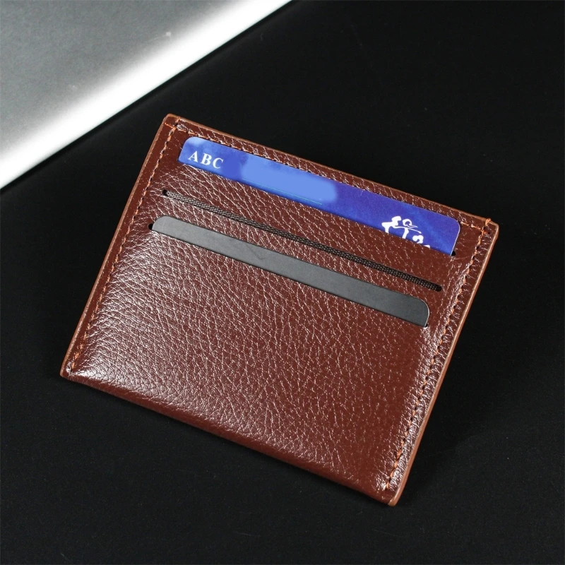 Credit Card Holder Cash Purse Multi Slot Pocket Wallet for Women Waterproof Leather Card Holder