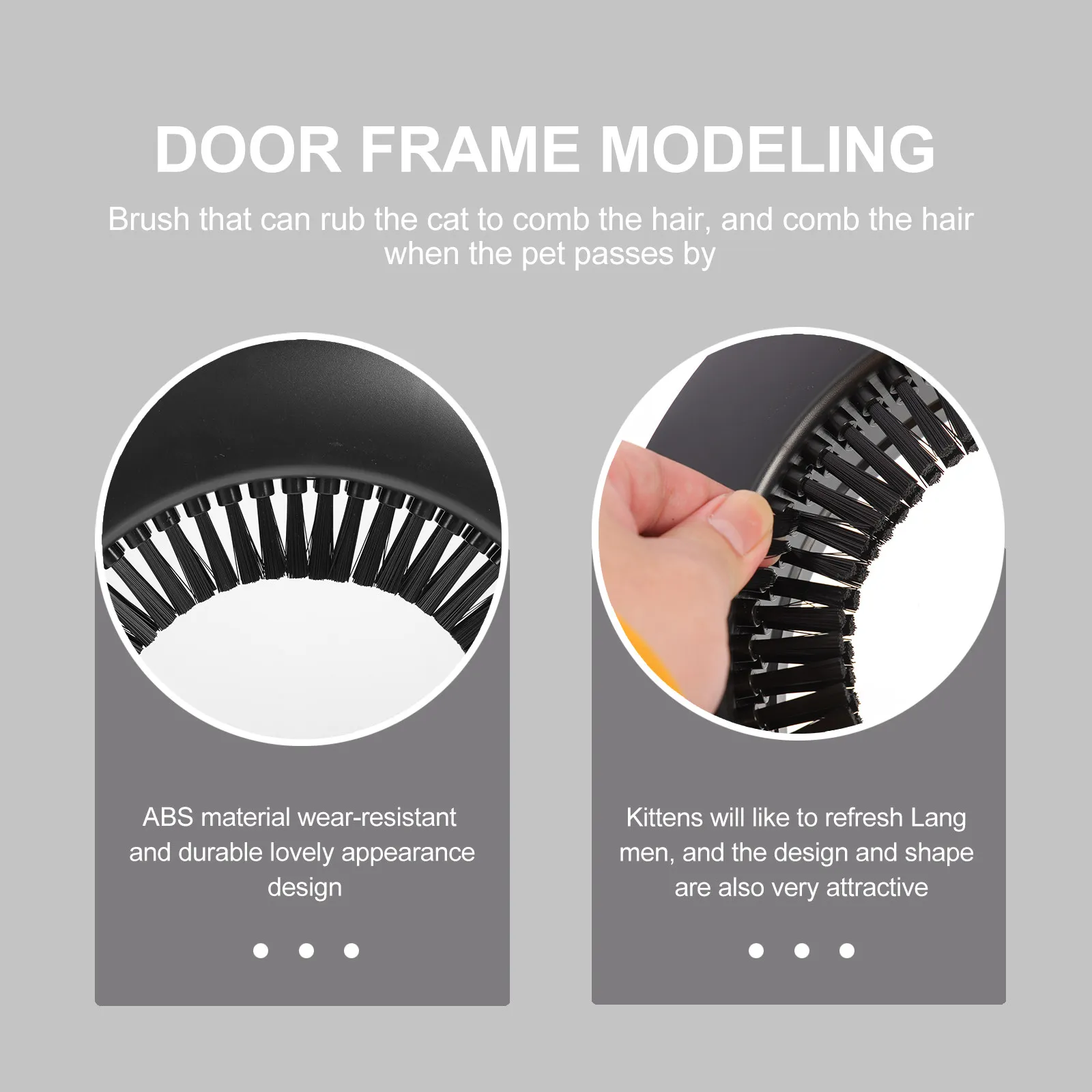 

Комплект пластиковых дверей для домашних животных (кошек и собак) для межкомнатных дверей, с дизайном для груминга, из премиального АБС-пластика, для использования внутри и снаружи помещений