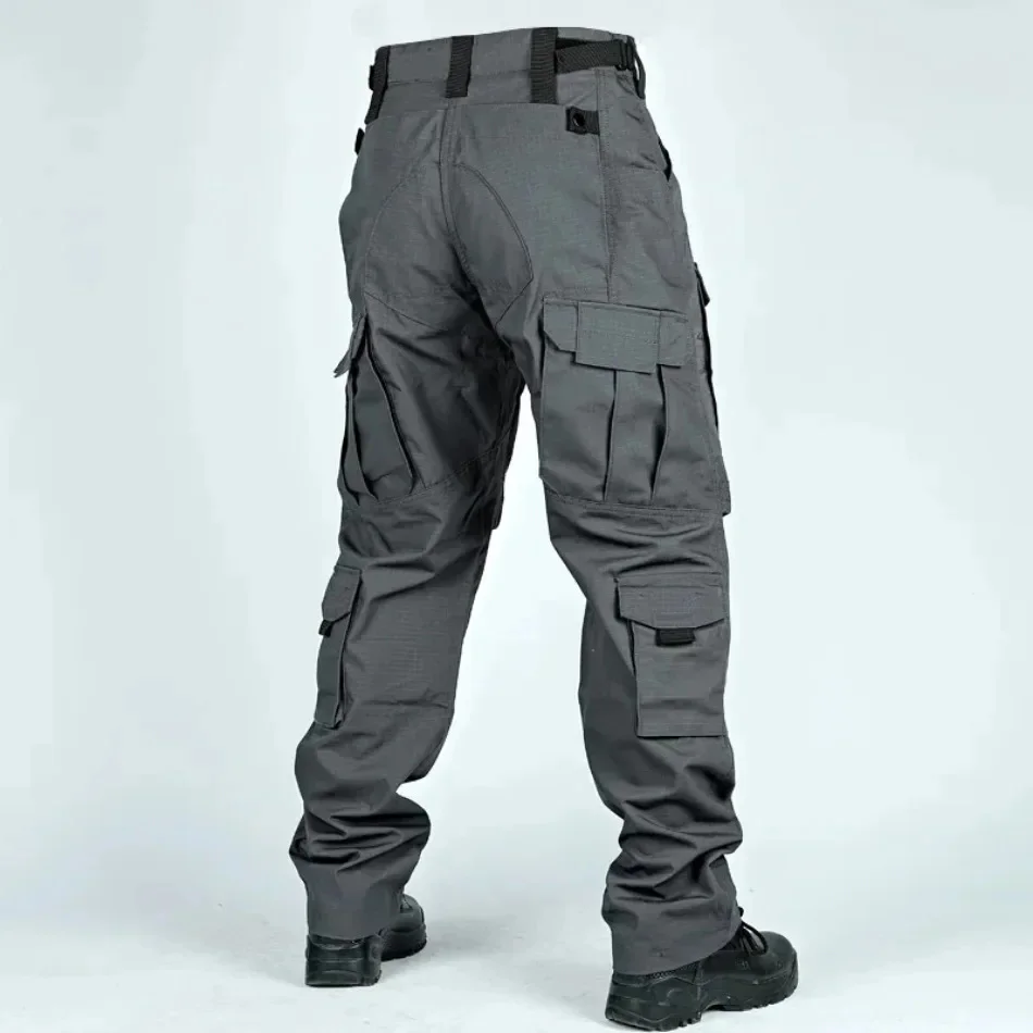 Taktische Hosen für Herren, Outdoor-Cargohosen mit mehreren Taschen, Militär-Kampfhosen, strapazierfähige Wander- und Arbeitshosen für Herren. – Detail 26