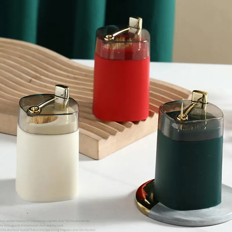 Toothpick Dispenser Box Toothpicks Storage Dispensers Box Toothpick Canister Tooth Pick Holder For Home Living Room Kitchen