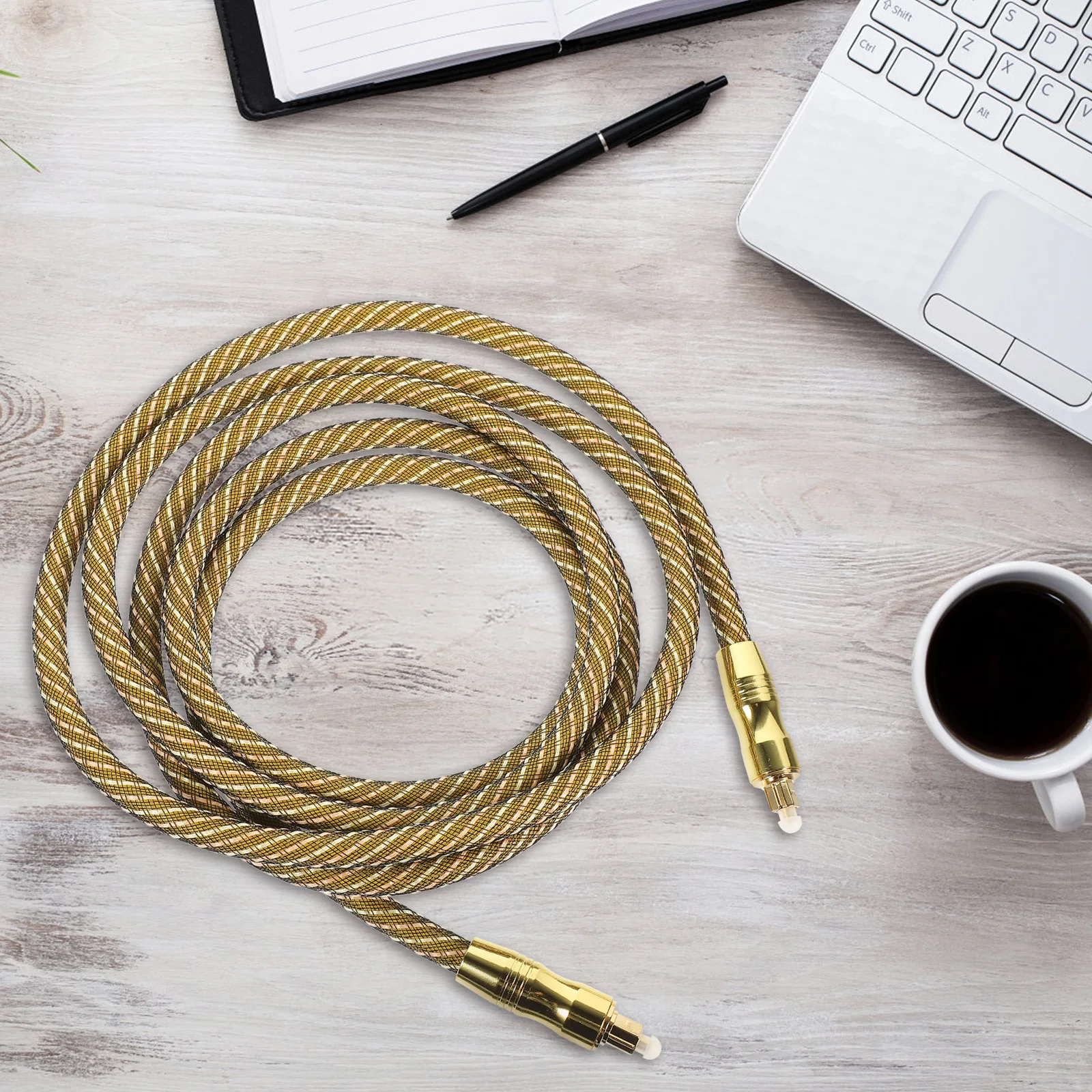 

Fiber Optic Cable PVC Nylon PMMC Optical Audio Cable for Sound Bar Game Console Scratch Pressure Proof Wear