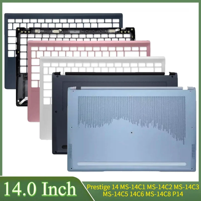 14Inch 95-98%New For Prestige 14 MS-14C5 14C6 MS-14C8 P14 MS-14C1 MS-14C2 MS-14C3 Laptop Palmrest Bottom Case
