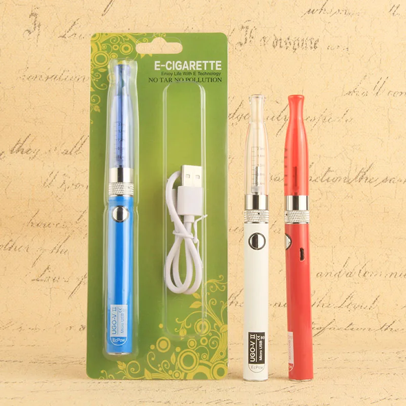 Ugo-Batería de cigarrillo Eectronic T H2, carga USB, Kit de ampolla reemplazada, atomizador líquido Ego Ce4, cigarrillo electrónico, Hookah CE4, Vaper Pen Smoke