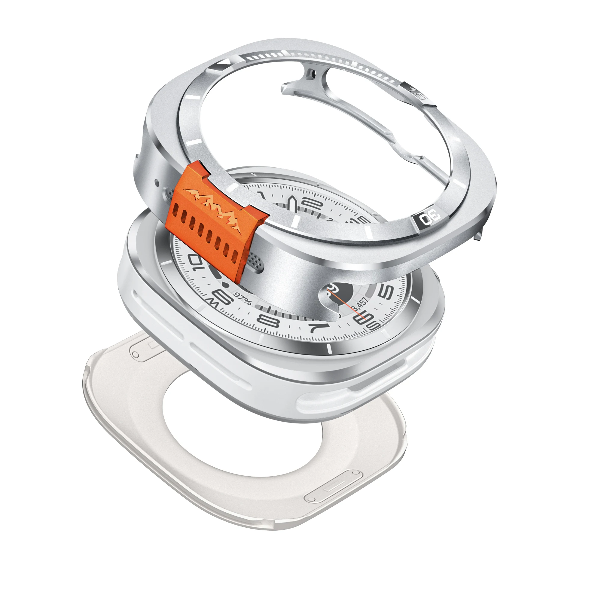 Aluminiumlegierung Schutzhülle für Samsung Galaxy Watch Ultra 8 47mm Abdeckung für SAMSUNG ULTRA 2025 Displayschutz Zubehör – Detail 27