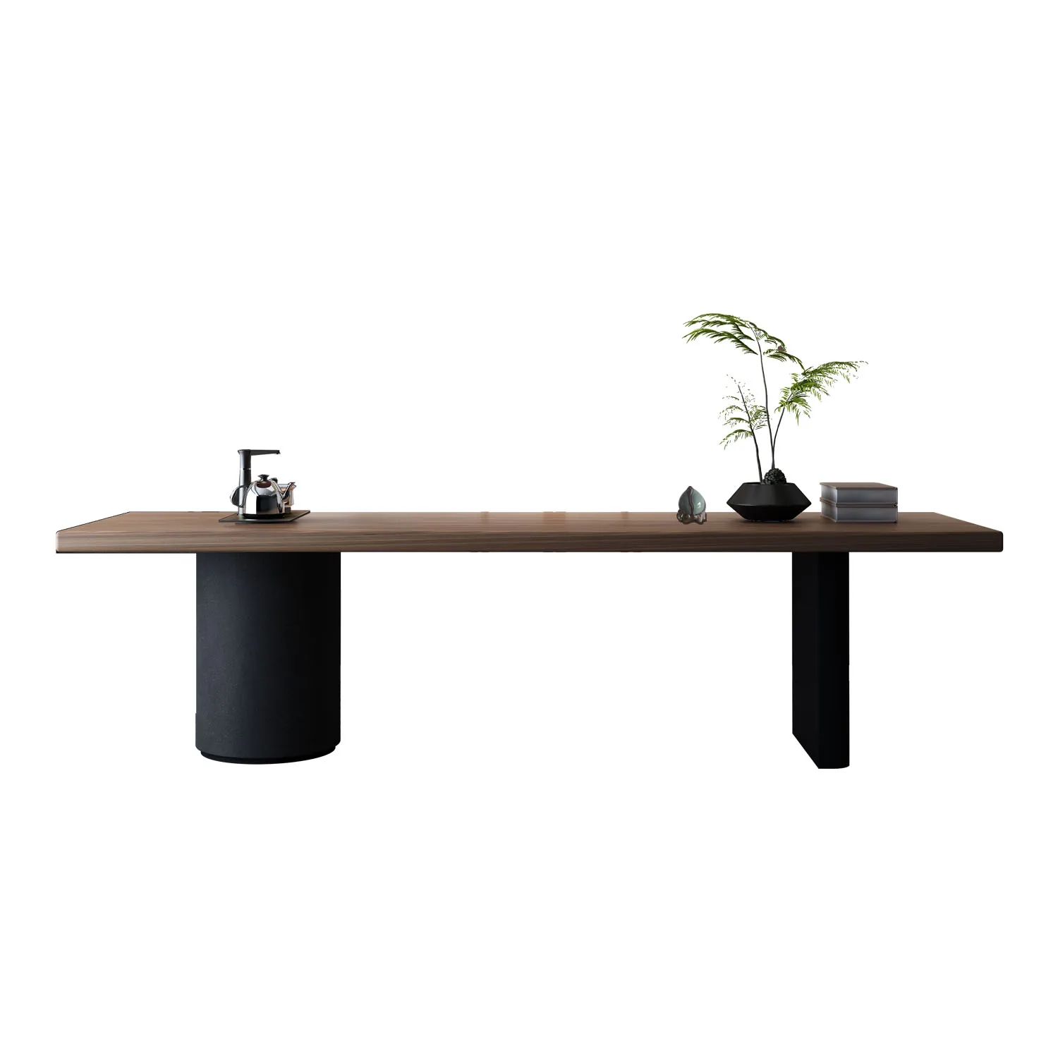 New solid wood tea table and chair combination