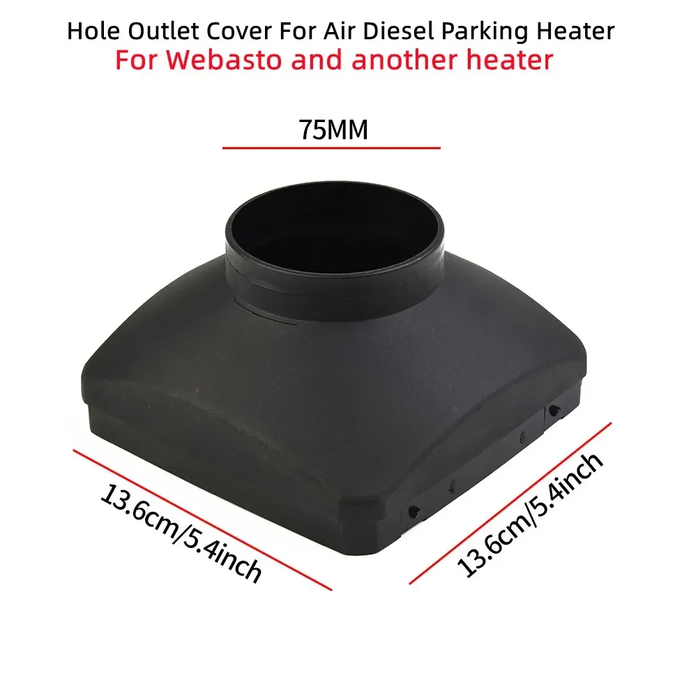 Tampa de furo único retardador de chama tampa de saída de furo único para webasto e outro para aquecedor de estacionamento diesel de ar