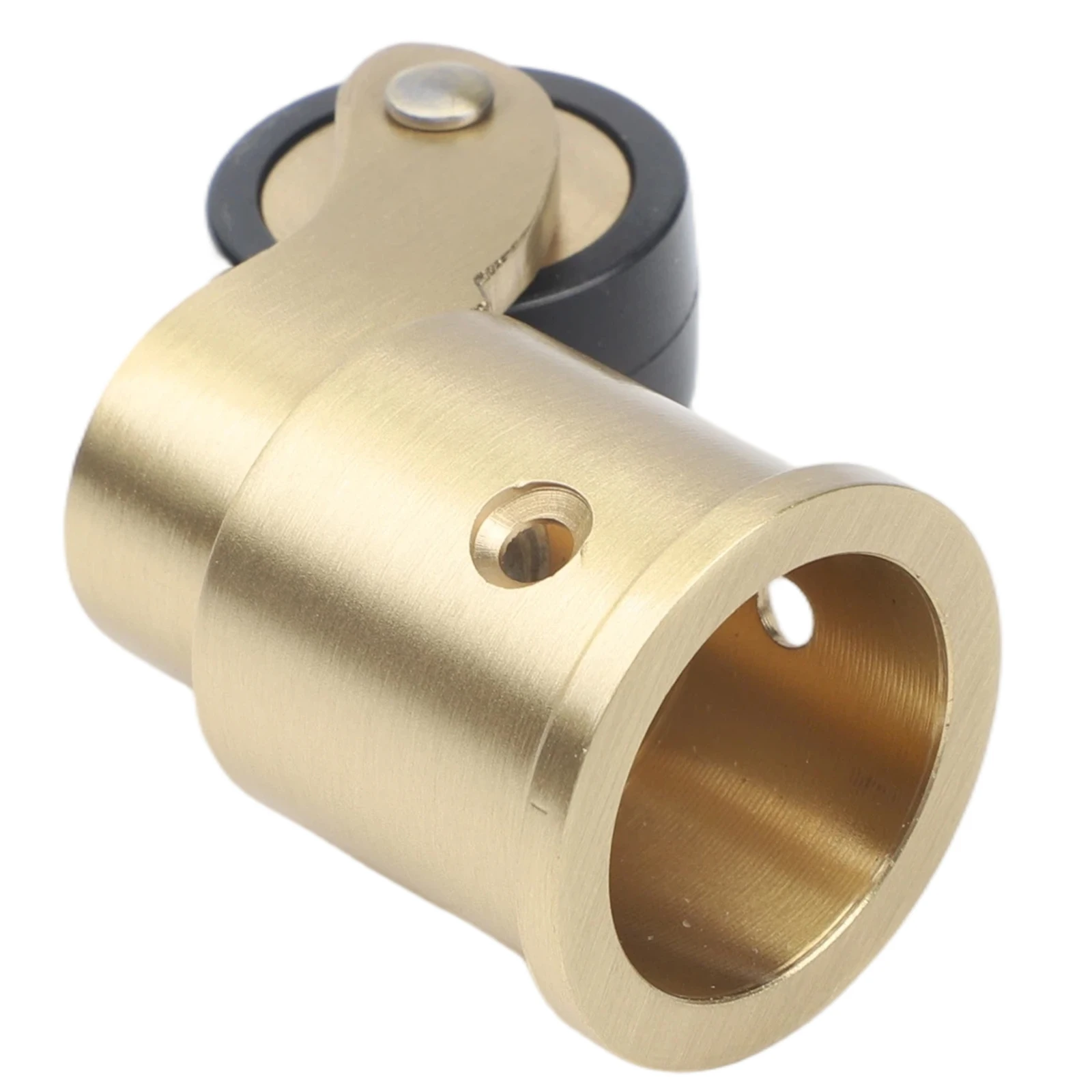 Brass Casters 4pcs with Silent Bearings 360 Degree Rotation for Furniture Like Sofas Coffee Tables and Plant Stands