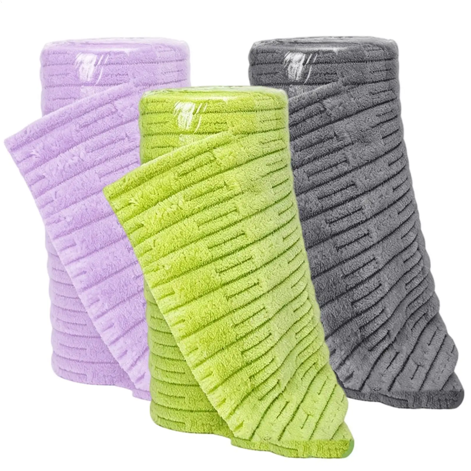Microfiber Cleaning Cloth Roll 9.84x9.84x0.08 inches Reusable Tearable Rags Microfiber Paper Towels for Car Home Kitchen