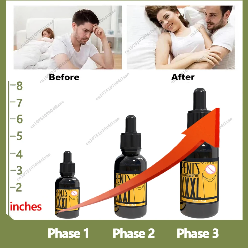 Penis Enlargement Oil Permanent Penies Thickening Growth Massage Oil Big Dick Enlarge For Men Cock Increase Oil No Side Effects