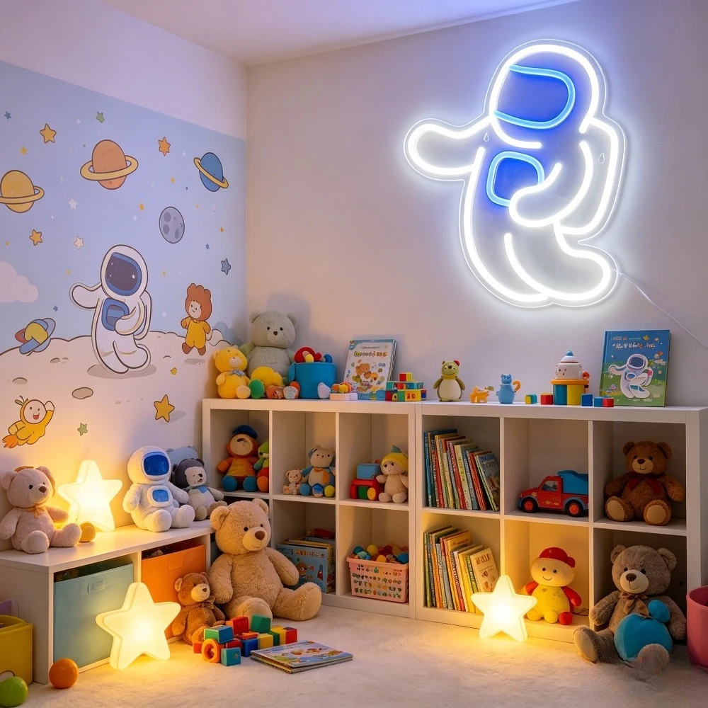 Astronaut Dansende Neon Licht - Desk Setup Kids recensie en prijs