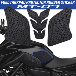 NEW Sticker protection non slip Tank Pad For Yamaha MT-07 MT07 MT 07 2021-2023 2022 Motorcycle Side Fuel Tank Stickers