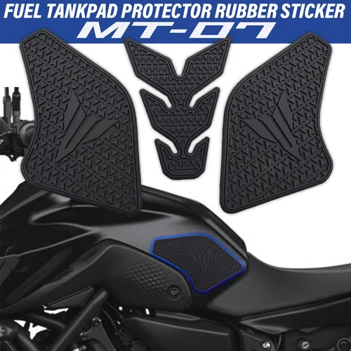 Pegatina de conversión de tanque de combustible de motocicleta, calcomanía antideslizante para Yamaha MT-07, MT07, 2021-2023, 2022, MT 07, nueva