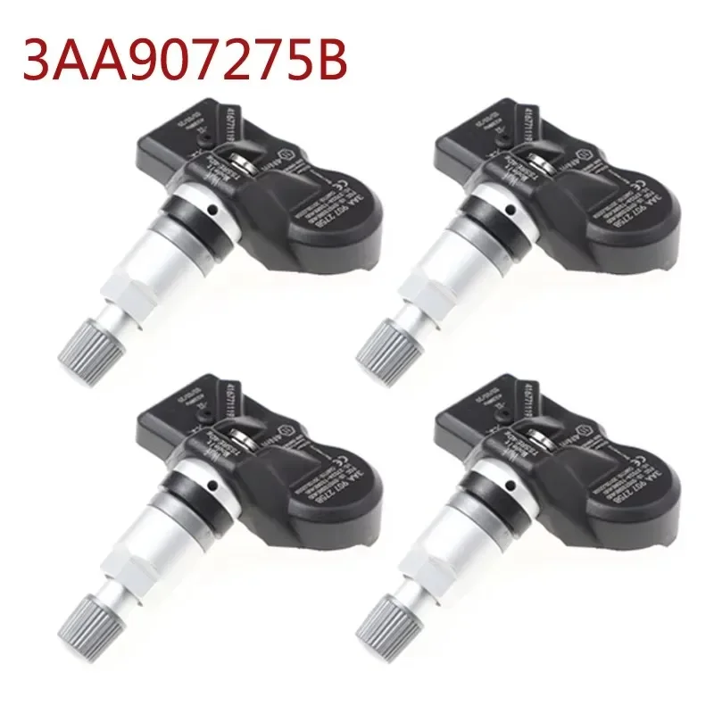 4pcs Tyre Pressure Sensor 3AA907275 FOR 2008-2018 VOLKSWAGEN PASSAT CC TPMS Sensor Tire Air Pressure Sensor 3AA907275B