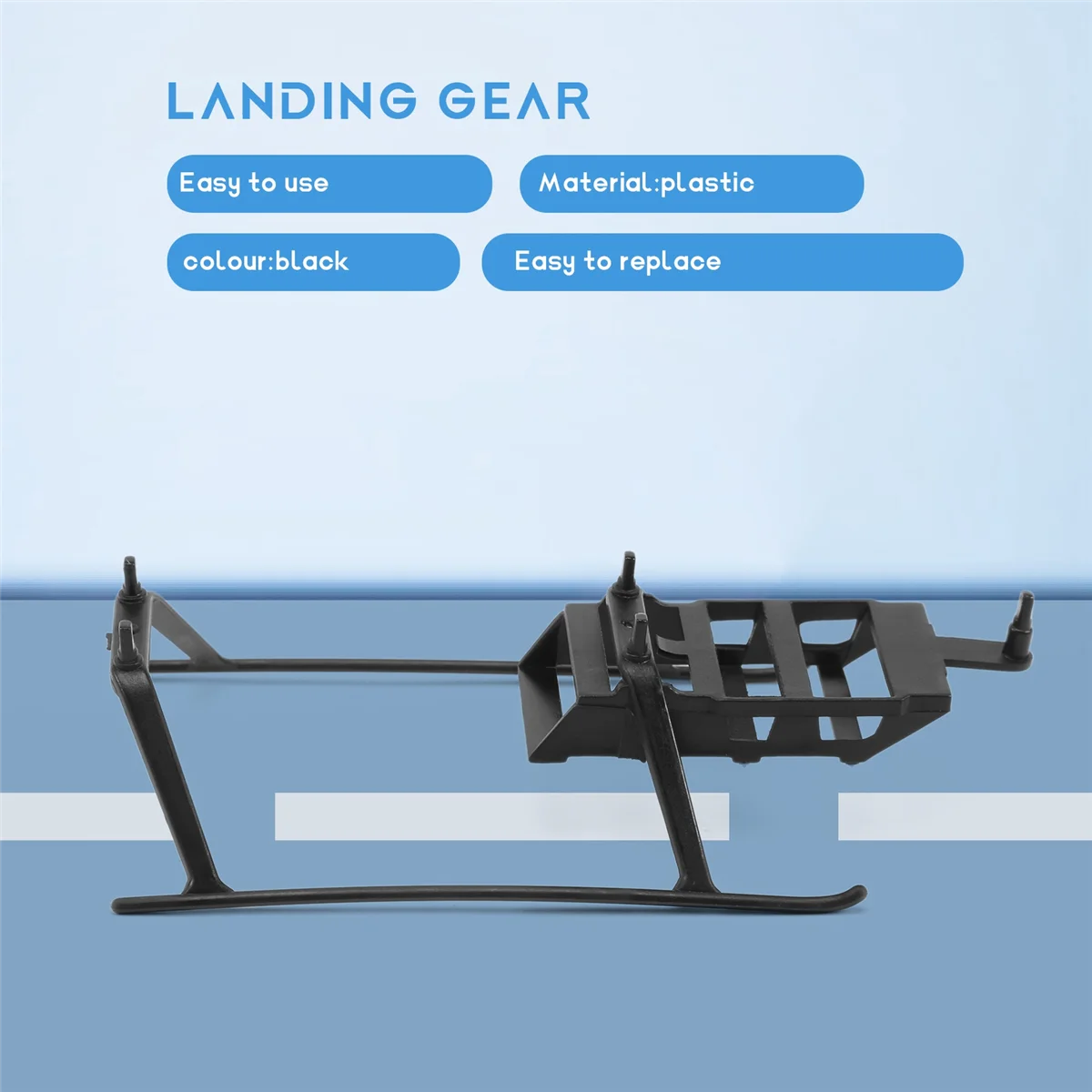 Landing Gear para WLtoys XK K110, K110S, V977, Helicóptero RC, Avião, Peças sobressalentes para Drone, Acessórios de atualização