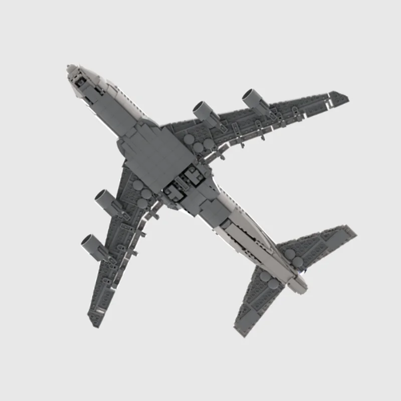 Urban Aircraft Series Moc Building Blocks Boeing 747 Airplane Model Technology Bricks Assembly Holiday Construstion Gifts Toy