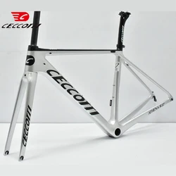 Hotting Model Disc Brake Carbon Frame Road Bike CECCOTTI, High Quality Factory Price Bicycle Frameset with BB86 Warranty 2 Years