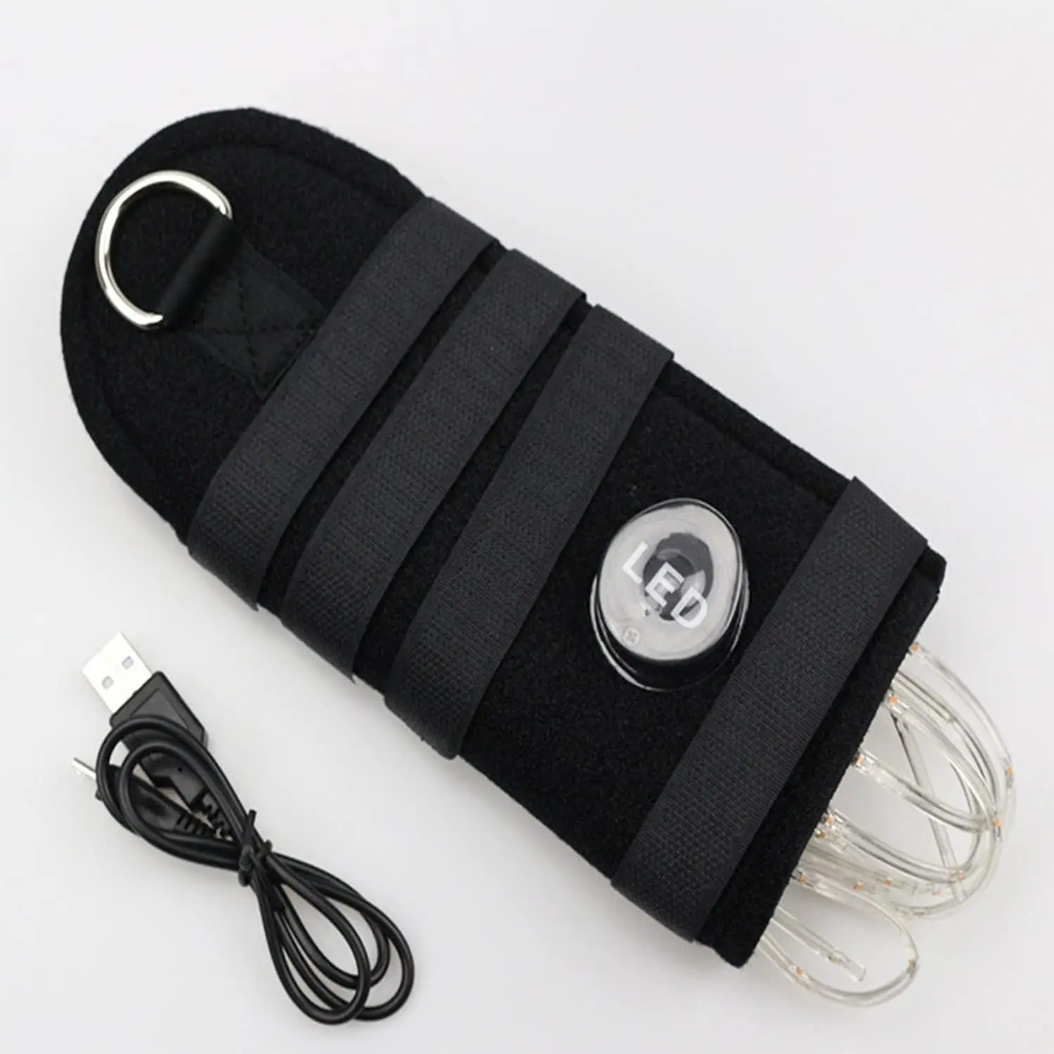 معدات الحصان ركوب الذيل Trappings الفروسية LED ضوء وماض بار تسخير الرياضة في الهواء الطلق USB تهمة ركوب الخيل الزينة #4