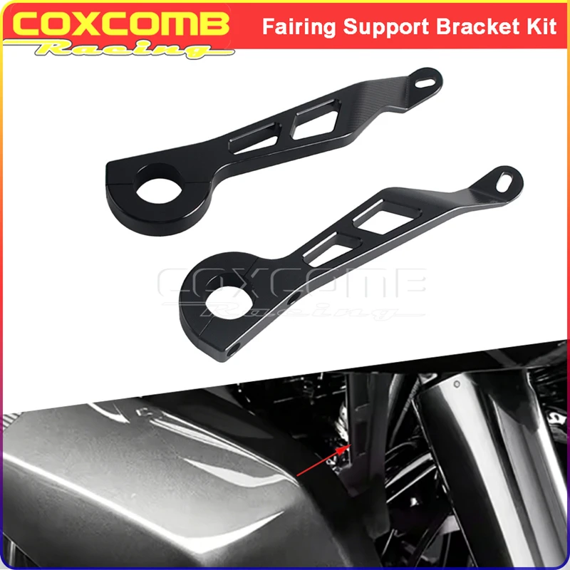 

Motorcycle Accessories Aluminum Alloy Construct Full Fairing Support Bracket Kit For Harley Touring Road Glide 2023.5 2024 2025