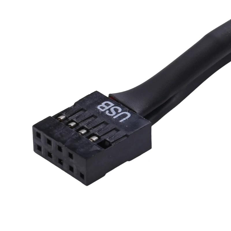 USB 2.0 수-2/4 암 USB 9핀 내부 케이블 9핀 커넥터 어댑터 포트