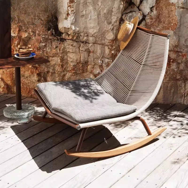 

Outdoor rocking chair, patio balcony, garden terrace