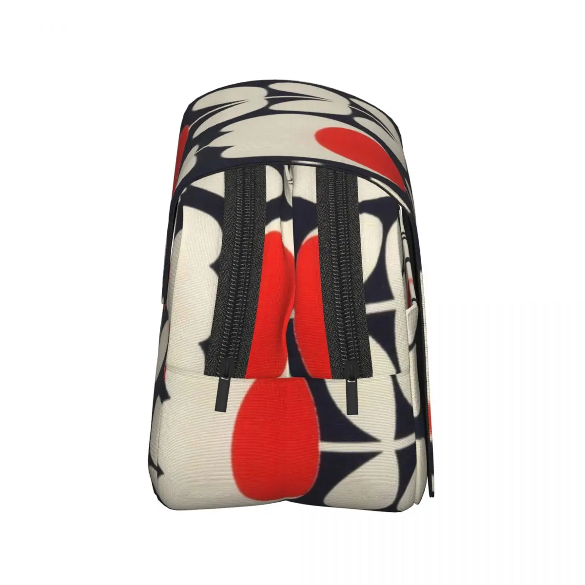 Orla Kiely, Multi Stem Flowers, Red,white Pencil Cases Pen Holder Hard Shell Leather Large Storage Pen Box Pencil