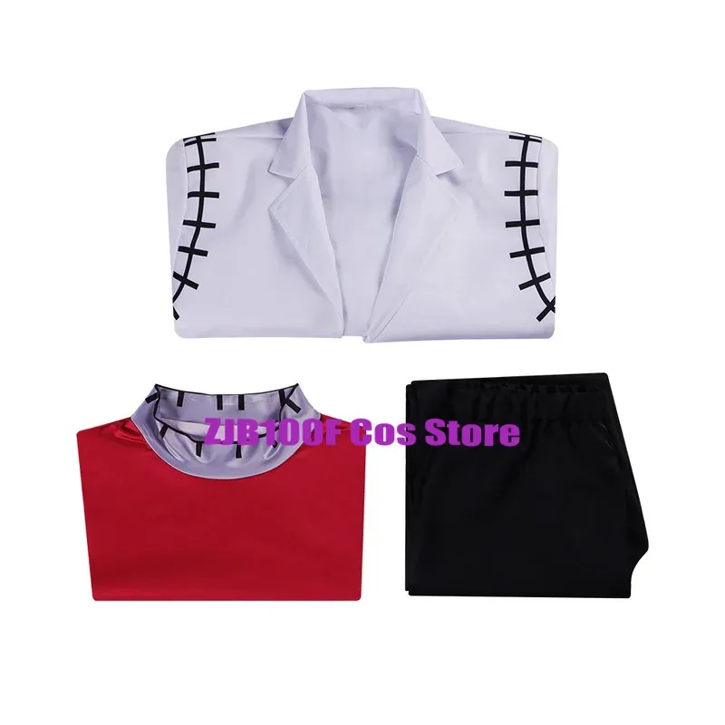 أزياء فرانكن شتاين التأثيرية للطبيب أنيمي الروح الآكل أزياء تنكرية موحدة خندق علوي فستان أطفال مع سروال داخلي لزي الحفلات للرجال والنساء