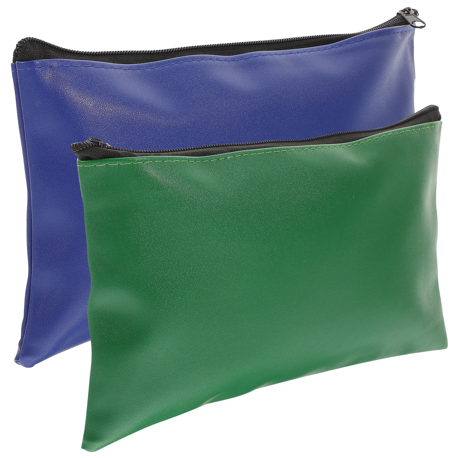 

2Pcs File Organizer Zipper Pouch for Office School Business Data Document Storage Document Pouch Folder