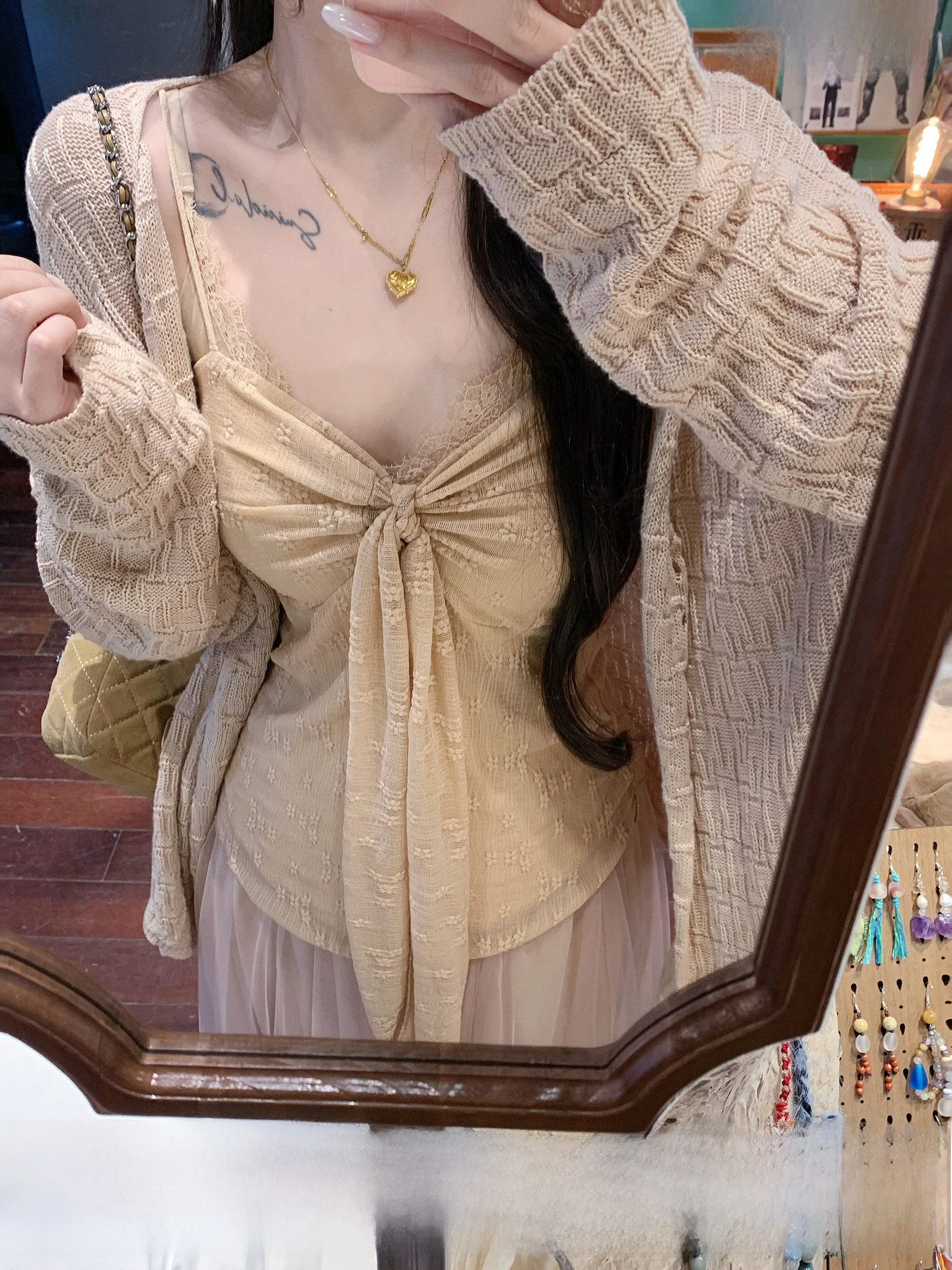 

Женский укороченный топ Lixiaoxiao с узлом, облегающий, на бретельках, летний, милый стиль, модная внутренняя одежда в стиле Pure Desire