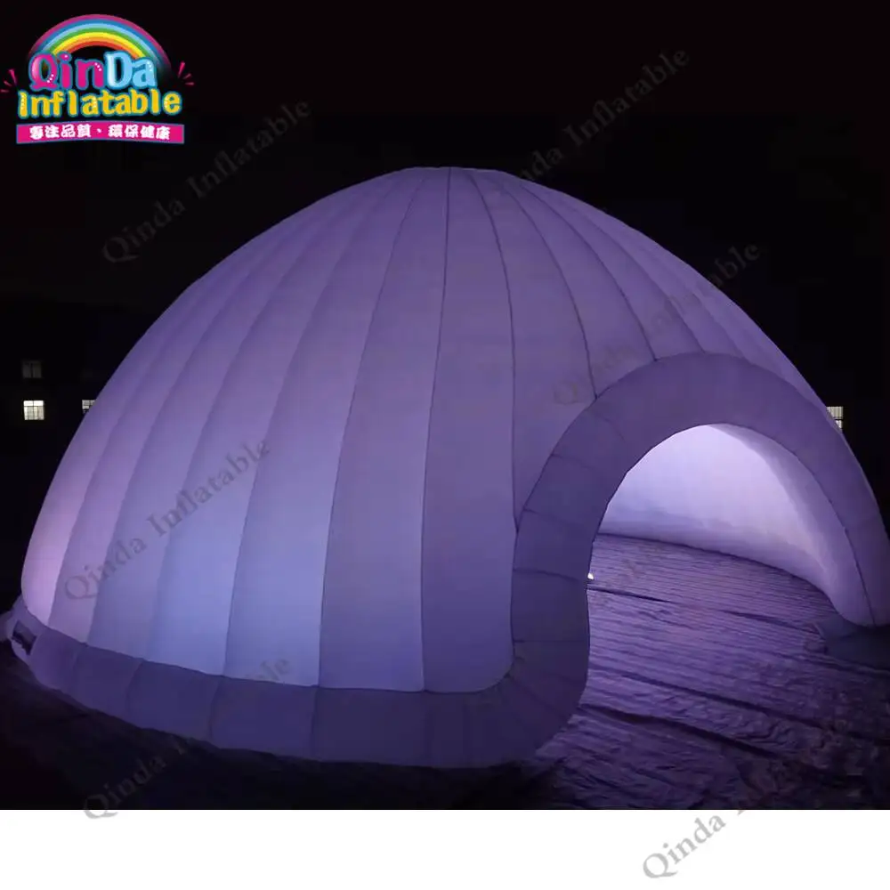 

Oxford Cloth Inflatable Event Dome Tent,New Design Lighting Inflatable Party Tent With Air Blower