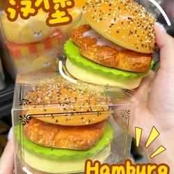 Big Burger Squishy Slow Rising Cheese Big Hamburger Bread Squishy Slow Rebound Squeeze Toy Anti Stress Release Hand Relax Toys