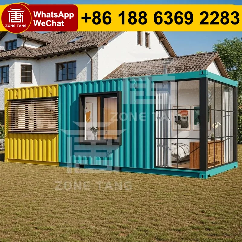 

160 Square Feet House Modular Two Bedroom Container Home Flat Pack House Garden House Containerhomes Developer Temporary Canteen