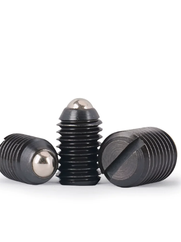 3000pcs M5x12mm 12.9 Grade Slotted Spring Ball Plunger Grub Point Set Screw Bolt