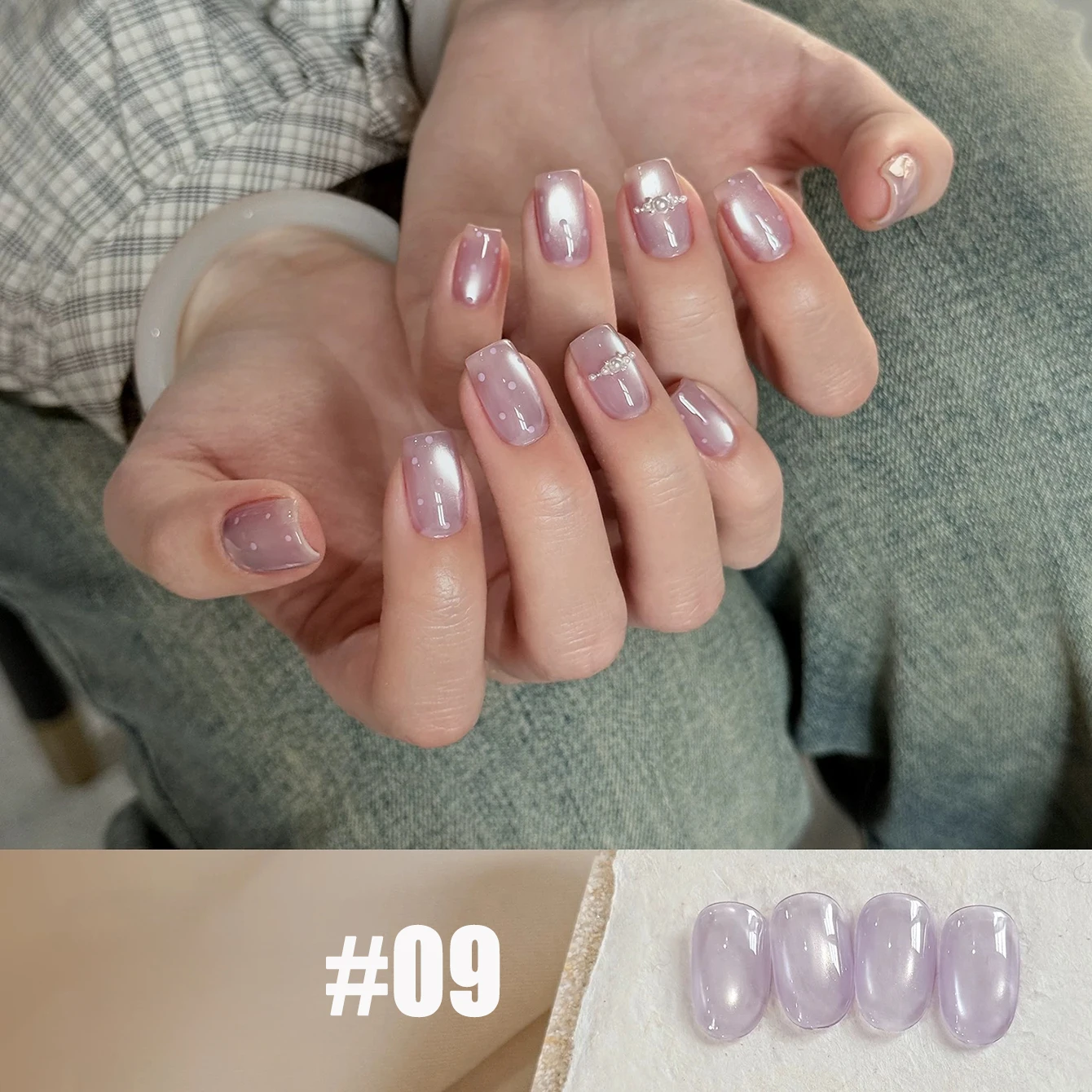 MIANEL 10ML Autumn Plain Water Cat Eye Gel Nagellack 2026 Neuer Funkelnder Klarer Glasperlen-Katzen-Magnetgel Nagelkunst – Detail 14
