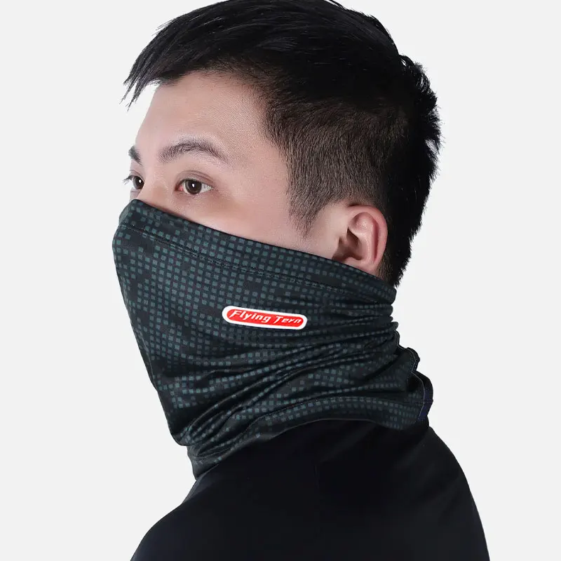 Adjustable Neck Gaiter Biking Outdoor UV Protection Scarf Face Cover Cooling Lightweight Seamless Breathable Neckerchief